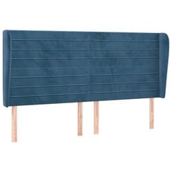VidaXL 3117348 tête de lit et pied de lit Bleu foncé