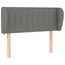 VidaXL 3117373 tête de lit et pied de lit Gris foncé