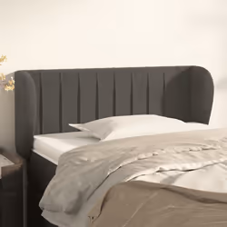 VidaXL 3117413 tête de lit et pied de lit Gris foncé