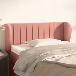 Cette tête de lit avec oreilles classique au design élégant donne à votre cadre de lit un aspect complet et convient à toute  ...