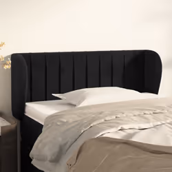 VidaXL 3117420 tête de lit et pied de lit Noir