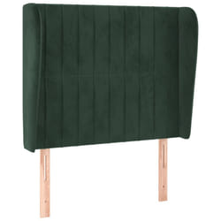 VidaXL 3117421 tête de lit et pied de lit Vert foncé