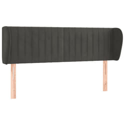 VidaXL 3117431 tête de lit et pied de lit Gris foncé