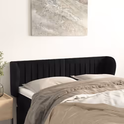VidaXL 3117432 tête de lit et pied de lit Noir