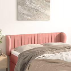 Cette tête de lit avec oreilles classique au design élégant donne à votre cadre de lit un aspect complet et convient à toute  ...
