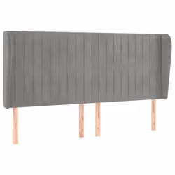 VidaXL 3117436, Gris clair, Polyester, Bois, 1630 mm, 78 cm, 88 cm, 230 mm