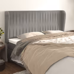 VidaXL 3117436 tête de lit et pied de lit Gris clair