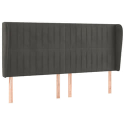 VidaXL 3117437 tête de lit et pied de lit Gris foncé