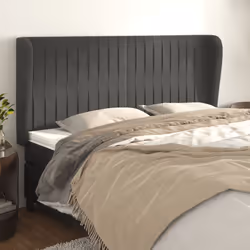 VidaXL 3117437 tête de lit et pied de lit Gris foncé