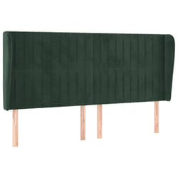VidaXL 3117439 tête de lit et pied de lit Vert foncé