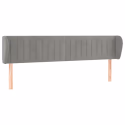 VidaXL 3117448, Gris clair, Polyester, Bois, 2030 mm, 78 cm, 88 cm, 230 mm