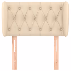 VidaXL 3117459 tête de lit et pied de lit Crème