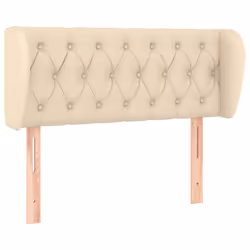 VidaXL 3117499, Crème, Polyester, Bois, 1830 mm, 78 cm, 88 cm, 230 mm