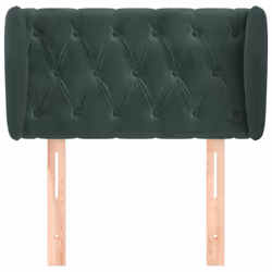 VidaXL 3117513 tête de lit et pied de lit Vert foncé
