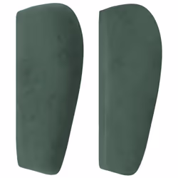 VidaXL 3117519 tête de lit et pied de lit Vert foncé - Vue supplémentaire 4