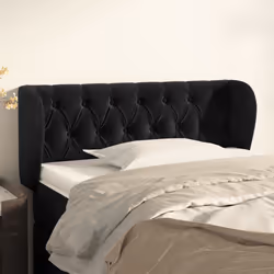 VidaXL 3117524 tête de lit et pied de lit Noir