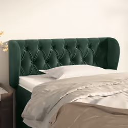 VidaXL 3117525 tête de lit et pied de lit Vert foncé