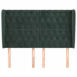VidaXL 3117531 tête de lit et pied de lit Vert foncé
