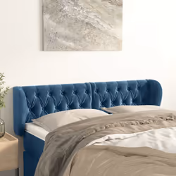VidaXL 3117532 tête de lit et pied de lit Bleu foncé