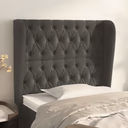 VidaXL 3117535 tête de lit et pied de lit Gris foncé