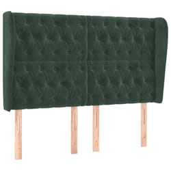 VidaXL 3117537 tête de lit et pied de lit Vert foncé