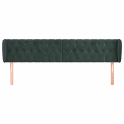 VidaXL 3117543 tête de lit et pied de lit Vert foncé