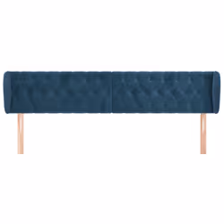 VidaXL 3117544 tête de lit et pied de lit Bleu foncé