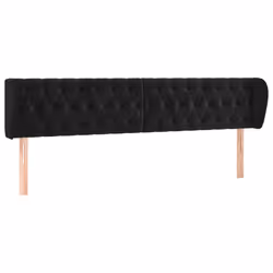 VidaXL 3117548, Noir, Polyester, Bois, 2030 mm, 78 cm, 88 cm, 230 mm