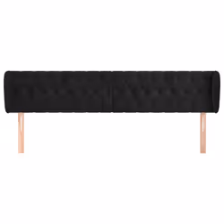VidaXL 3117548 tête de lit et pied de lit Noir
