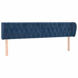 VidaXL 3117550, Bleu foncé, Polyester, Bois, 2030 mm, 78 cm, 88 cm, 230 mm