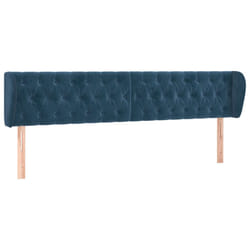VidaXL 3117550 tête de lit et pied de lit Bleu foncé