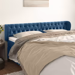 VidaXL 3117550 tête de lit et pied de lit Bleu foncé