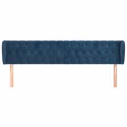 VidaXL 3117550 tête de lit et pied de lit Bleu foncé