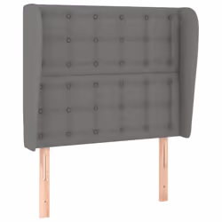 VidaXL 3117561, Gris foncé, Polyester, Bois, 930 mm, 78 cm, 88 cm, 230 mm