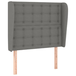 VidaXL 3117577 tête de lit et pied de lit Gris foncé