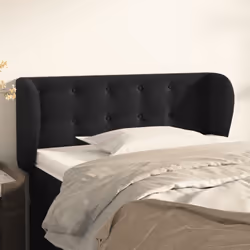 VidaXL 3117616 tête de lit et pied de lit Noir