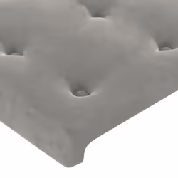 VidaXL 3117620 tête de lit et pied de lit Gris clair - Vue supplémentaire 5