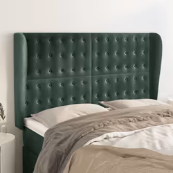 VidaXL 3117629 tête de lit et pied de lit Vert foncé