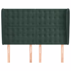 VidaXL 3117629 tête de lit et pied de lit Vert foncé