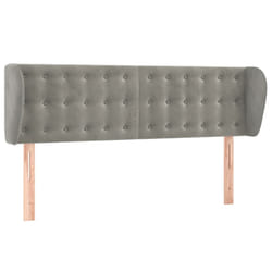 VidaXL 3117632 tête de lit et pied de lit Gris clair