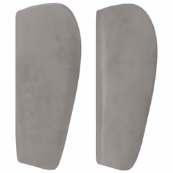 VidaXL 3117638 tête de lit et pied de lit Gris clair - Vue supplémentaire 4