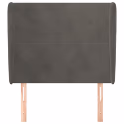 VidaXL 3117707 tête de lit et pied de lit Gris foncé