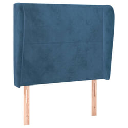 VidaXL 3117710 tête de lit et pied de lit Bleu foncé