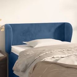 VidaXL 3117716 tête de lit et pied de lit Bleu foncé