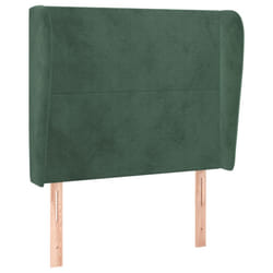VidaXL 3117721 tête de lit et pied de lit Vert foncé
