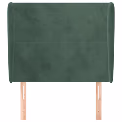 VidaXL 3117721 tête de lit et pied de lit Vert foncé