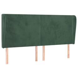VidaXL 3117745 tête de lit et pied de lit Vert foncé