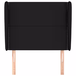 VidaXL 3117824 tête de lit et pied de lit Noir