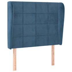 VidaXL 3117990 tête de lit et pied de lit Bleu foncé