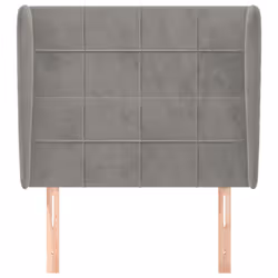 VidaXL 3117992 tête de lit et pied de lit Gris clair